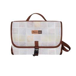 trocador portatil de bebe com porta fraldas alce ocre